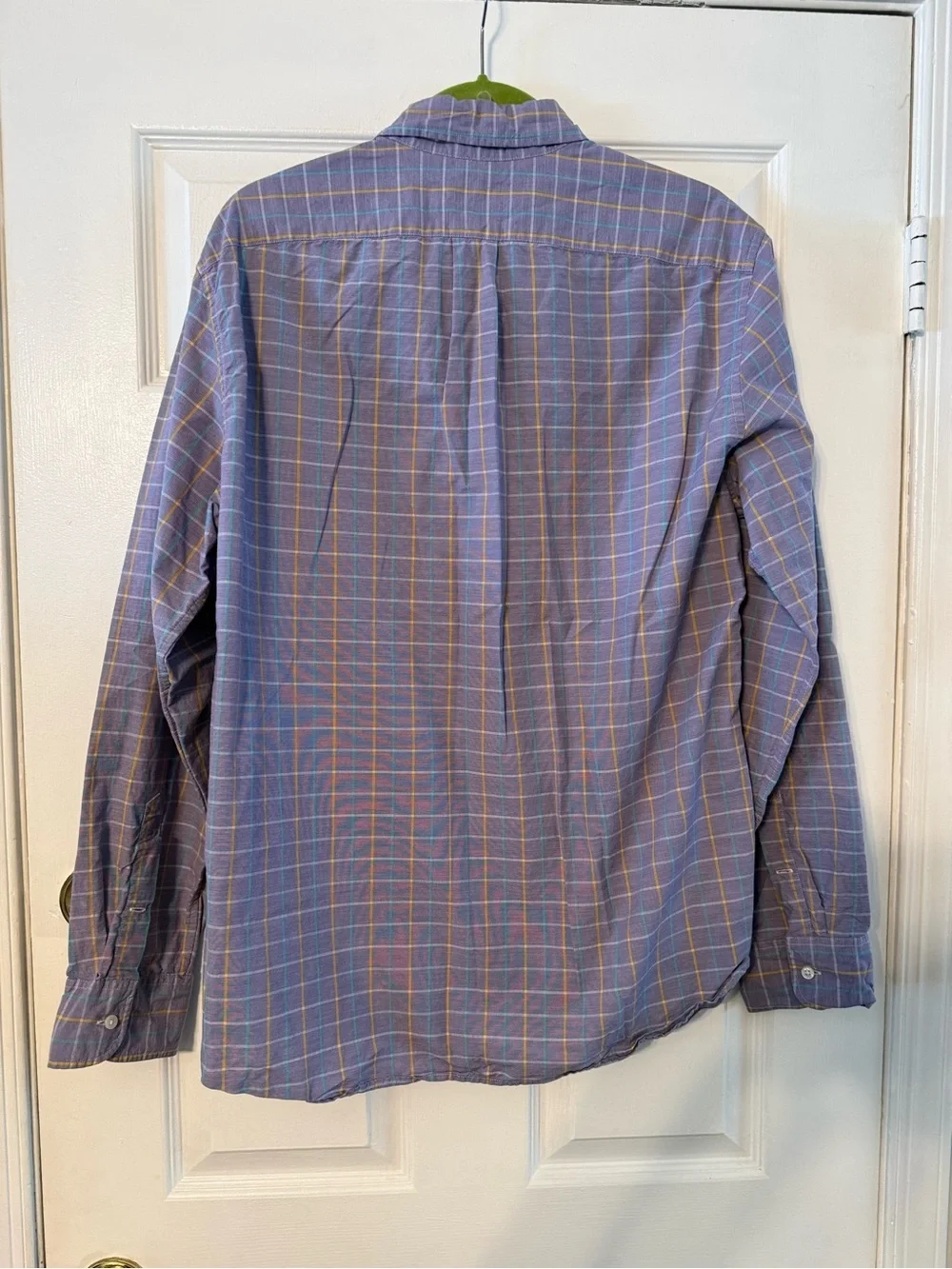 J. Crew Men’s Purple Plaid Button-Down Shirt